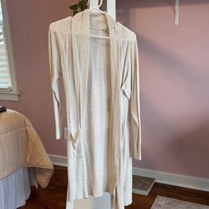 a new day Cream Open-Front Cardigan